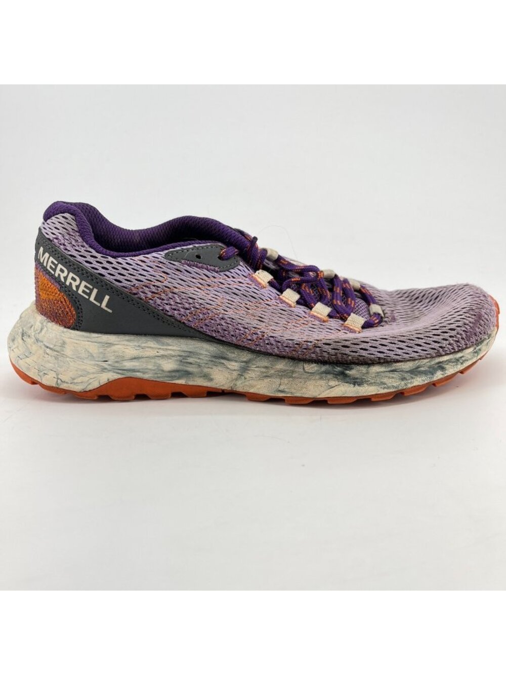 Merrell Fly Strike Womens Size 7D Purple Athletic Trail Running Shoes Sneakers